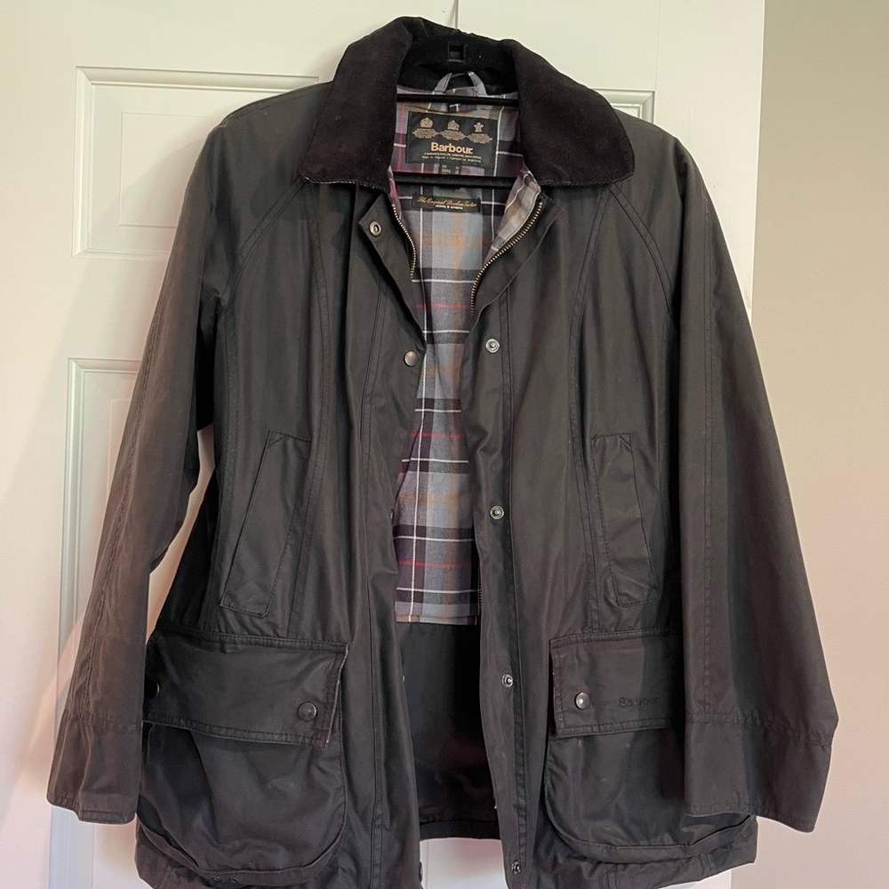 Barbour Beadnell Wax Jacket size 8